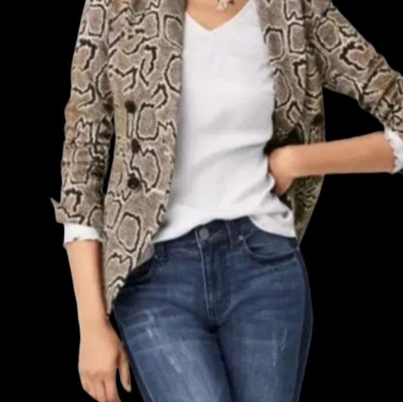 SIZE 12 Cabi Python Blazer - Picture 4 of 5
